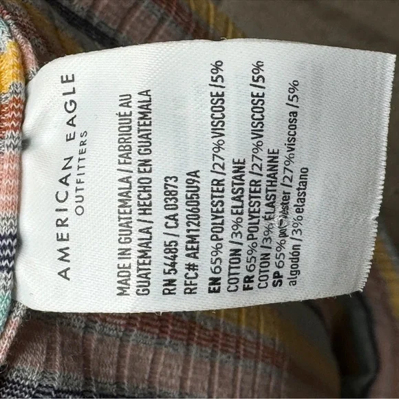 American Eagle Ribbed Crop Tank Top size Medium - Picture 4 of 6